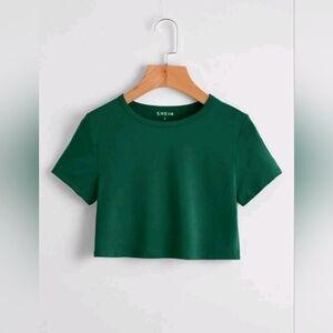 SHEIN cropped tee